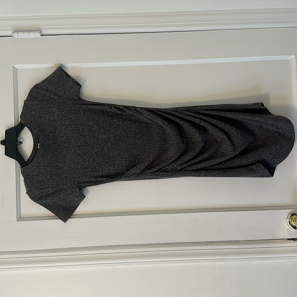 Heather Grey XS Ribbed dress